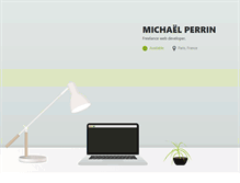 Tablet Screenshot of michaelperrin.fr